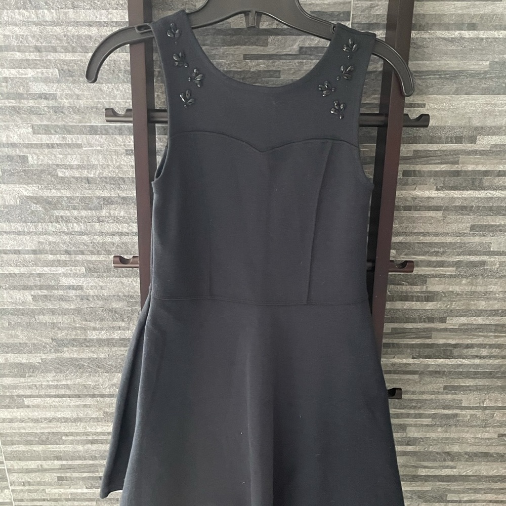 Abercrombie Kids Girls Black Jewelled Dress